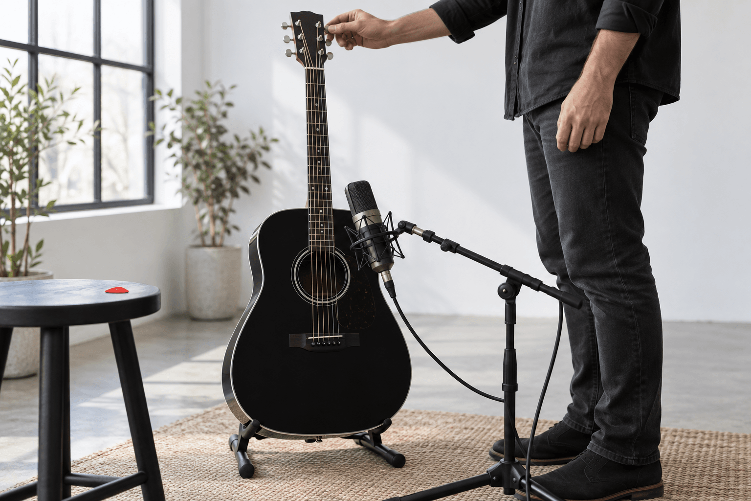 Accurate Browser Based Guitar Tuner