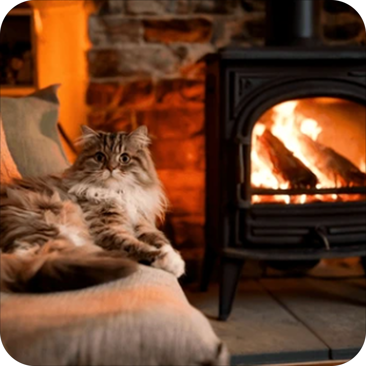 Whiskers by the Fire