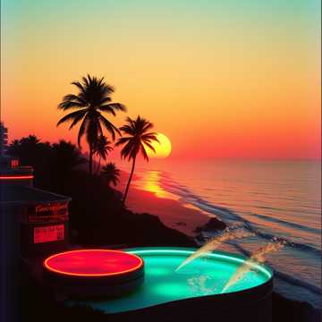 Upbeat tropical house with steel drums and vocal chops for a summer beach travel vlog.