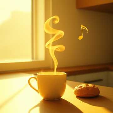 Relaxing acoustic guitar and bossa nova rhythm for a morning coffee and cooking video.